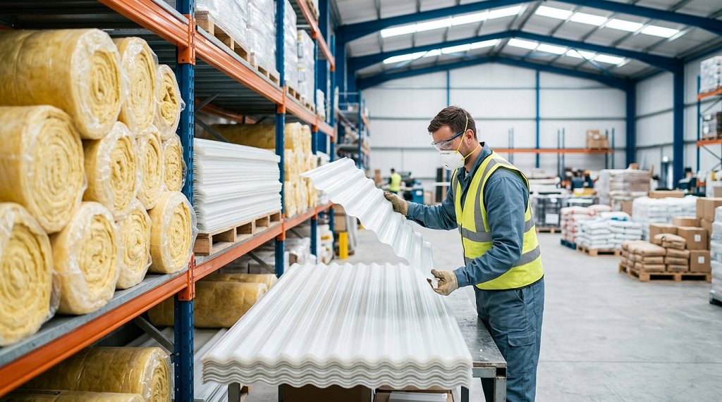 fiberglass insulation and fiberglass sheets