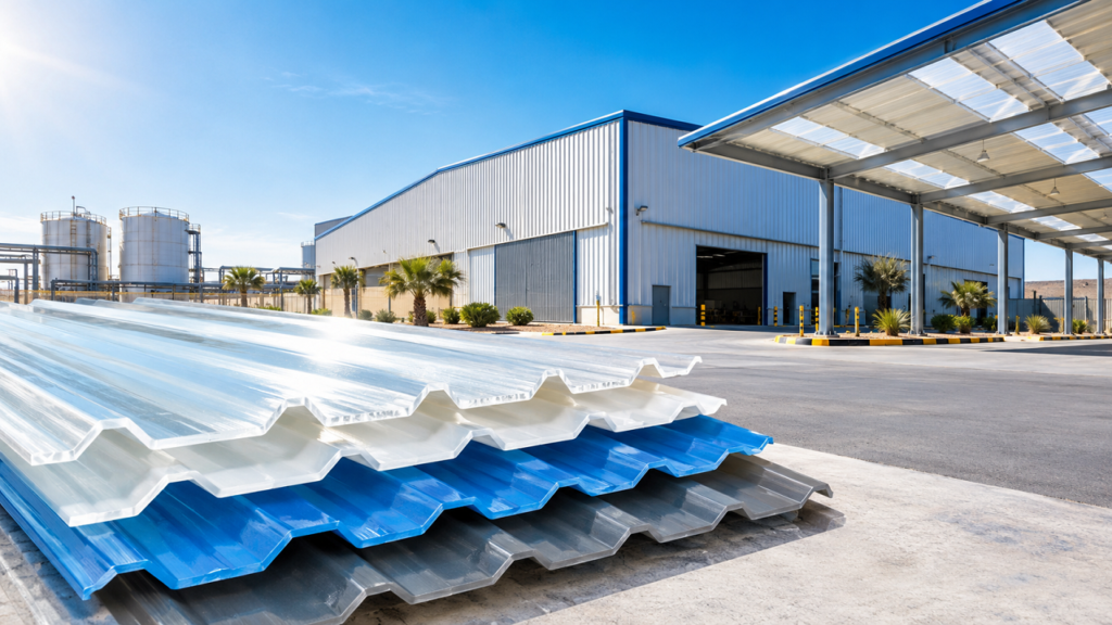 FRP roofing sheets Saudi Arabia